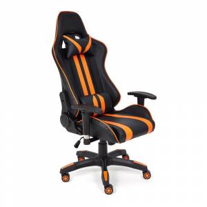 Кресло iCar черный-оранжевый